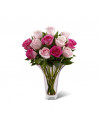 The Mother's Day Mixed Pink Rose Bouquet The Mother's Day Mixed Pink Rose Bouquet